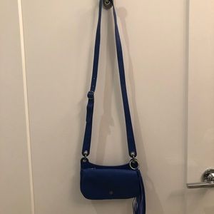 Luck Brand Blue Leather Cross Body